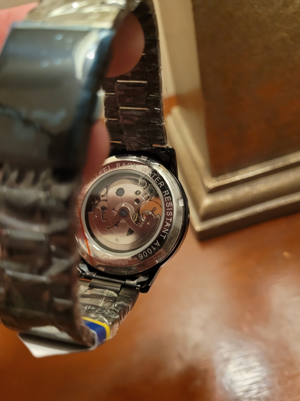 Brand New Black Skeleton Dial Automatic FC Free Crane Men's Watch - Picture 4 of 4